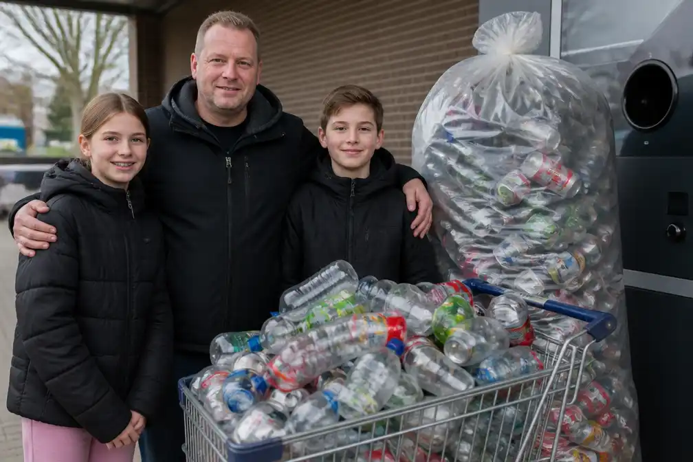 Amersfoorter Michael Snel spaart 10.600 blikjes bij elkaar voor reis naar Disneyland Parijs