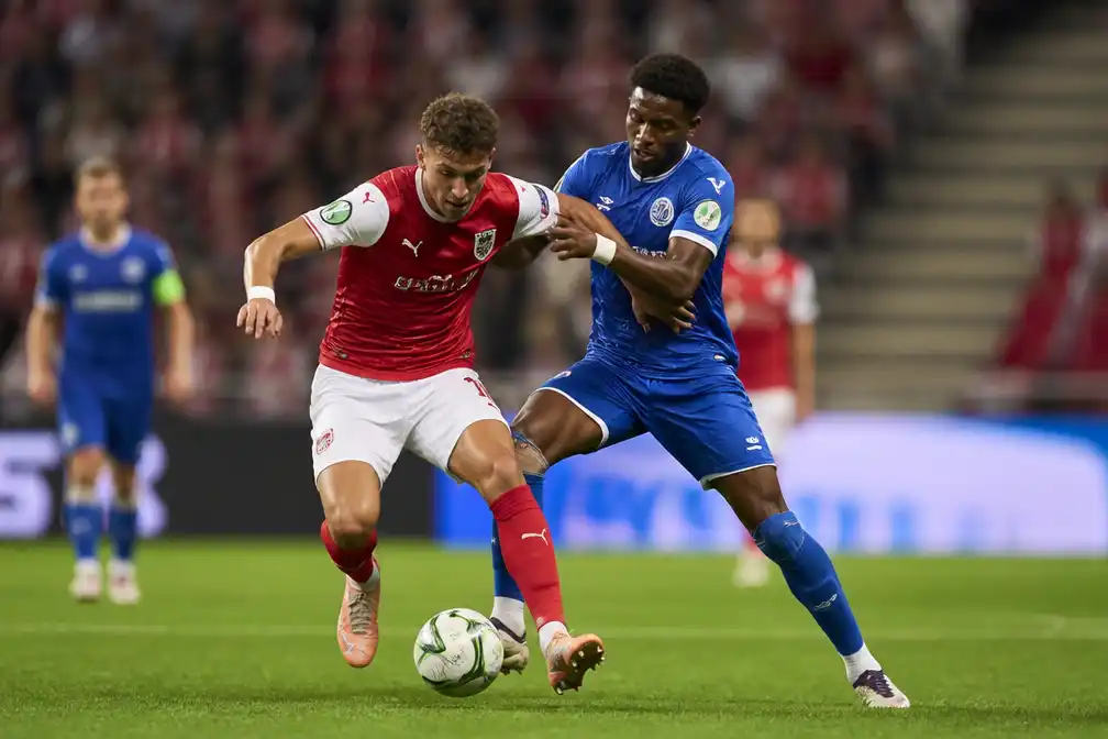 Sporting Braga al na drie minuten op voorsprong tegen AA Gent in Conference League