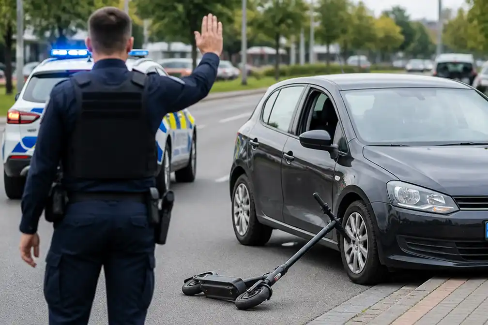15-jarige jongen op e-step botst tegen auto tijdens politieachtervolging in Keerbergen