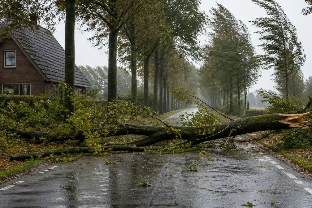 Storm Austen richt schade aan in Nederland en België, storm Boelo op komst