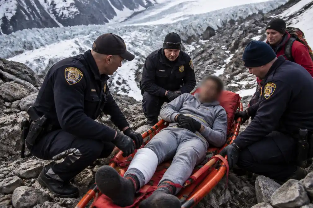 Gewonde wandelaar gered na twee nachten op ijskoude berg in Californië