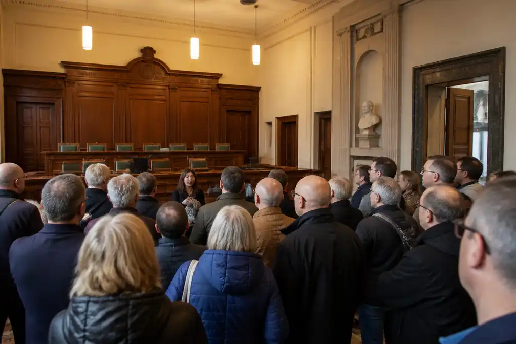 Opendeurdag in 100-jarige rechtbank van Oudenaarde lokt meer bezoekers dan verwacht