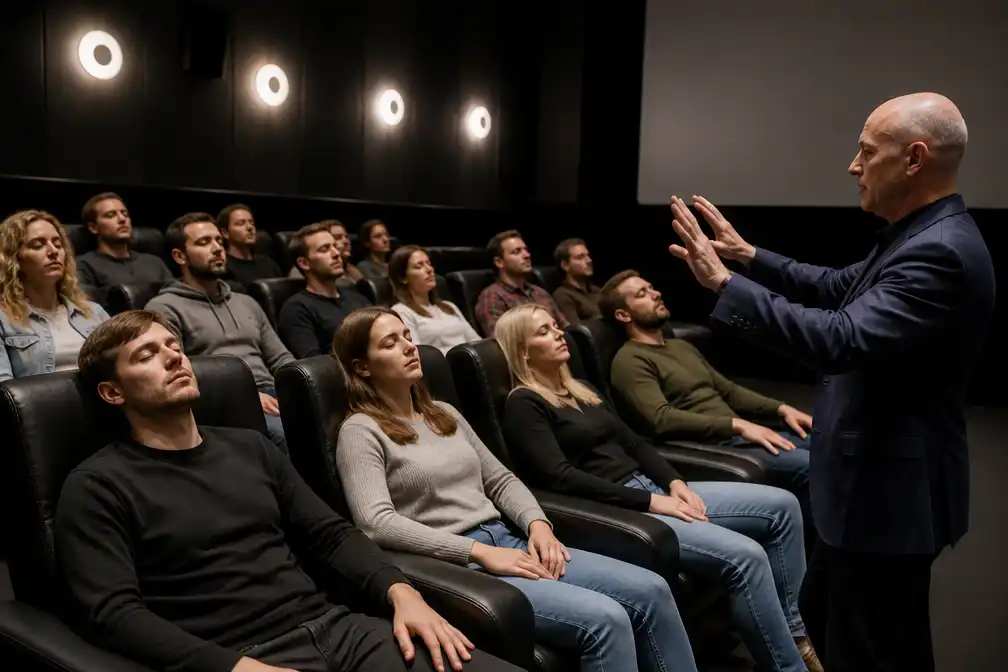 Pathé laat dertig filmliefhebbers onder hypnose favoriete film vergeten
