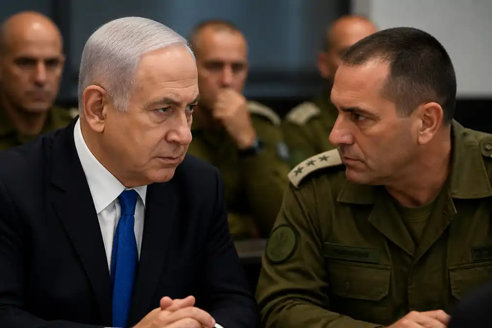 Netanyahu wilde Iran aanvallen voor verkiezingsdag, legerchef Zamir bood weerstand
