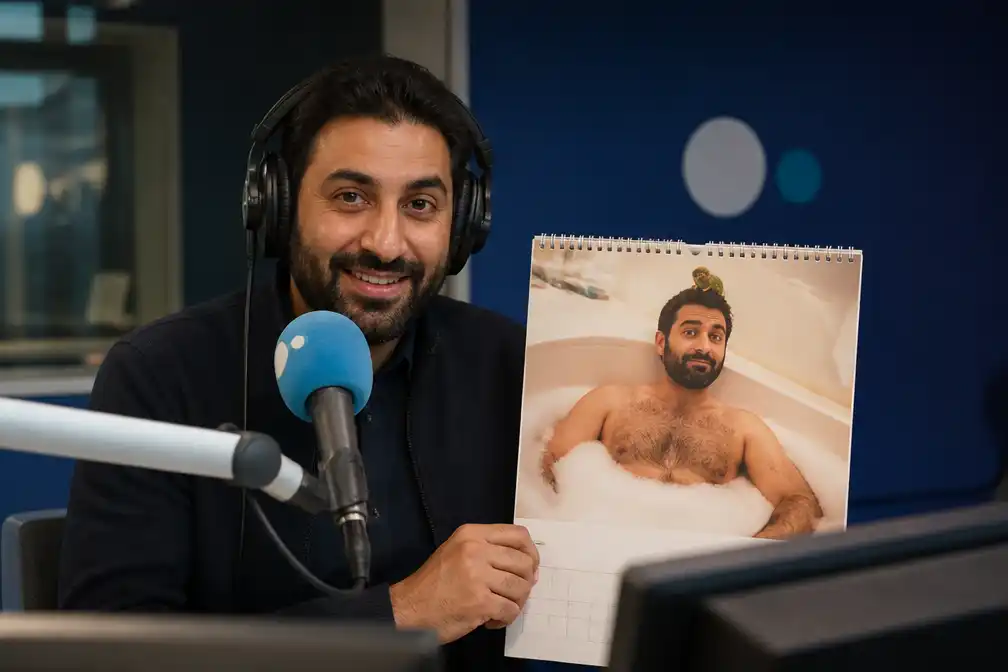 Komiek Mohsin Abbas lanceert kalender ten voordele van Kom op tegen Kanker