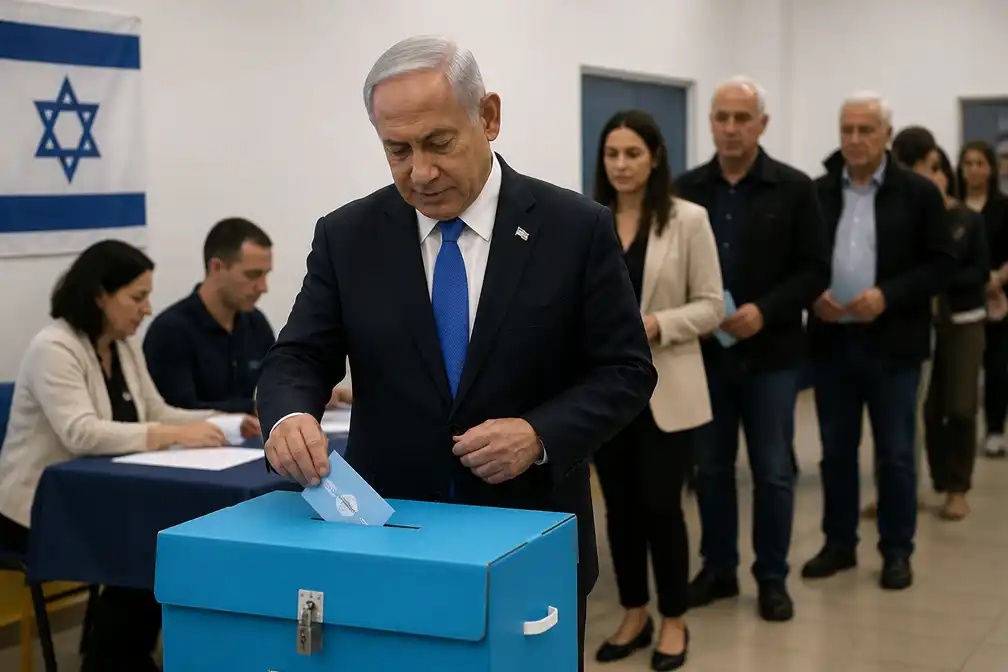 Israël stemt voor nieuw parlement; verkiezing kan einde maken aan premierschap Netanyahu