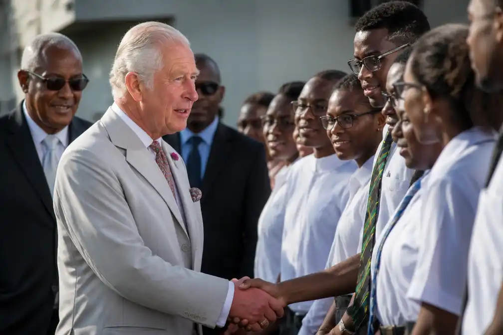 Koning Charles begint Caribische tour en erkent 'lijden uit het verleden'