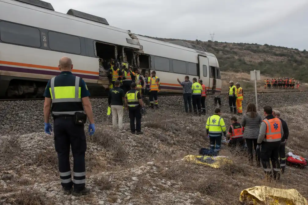 Treinongeval Spanje: meer dan tachtig gewonden, vijftig ernstig