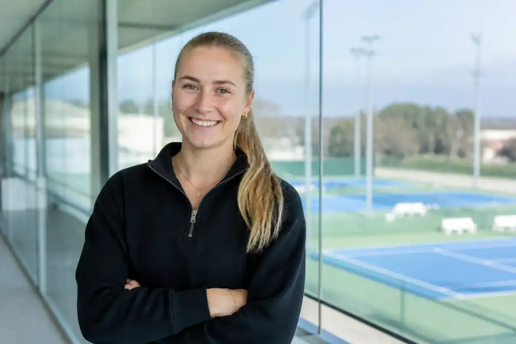 Utrechtse Joëlle Tabernal (23) is hoofd sportpsycholoog bij Ferrero Tennis Academy