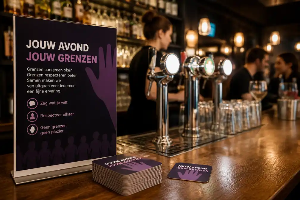 25 Mechelse horecazaken lanceren campagne 'Jouw Avond, Jouw Grenzen' tegen grensoverschrijdend gedrag