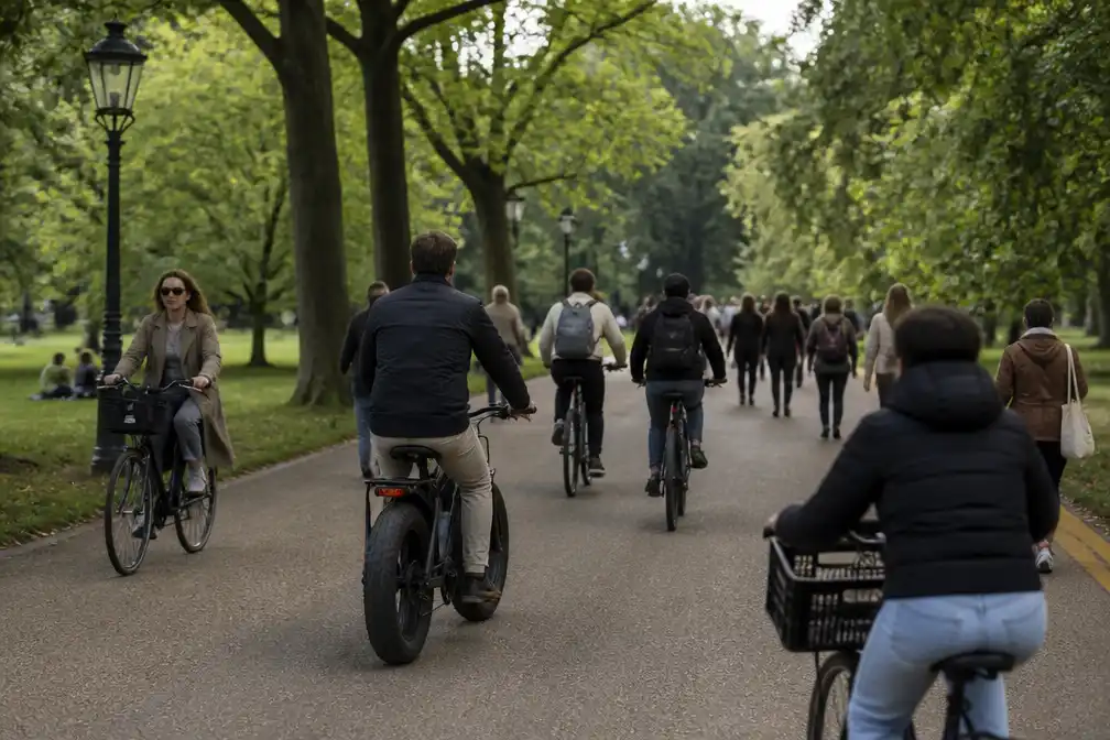 Amsterdam houdt fatbikeverbod in Vondelpark in stand, maar breidt niet uit