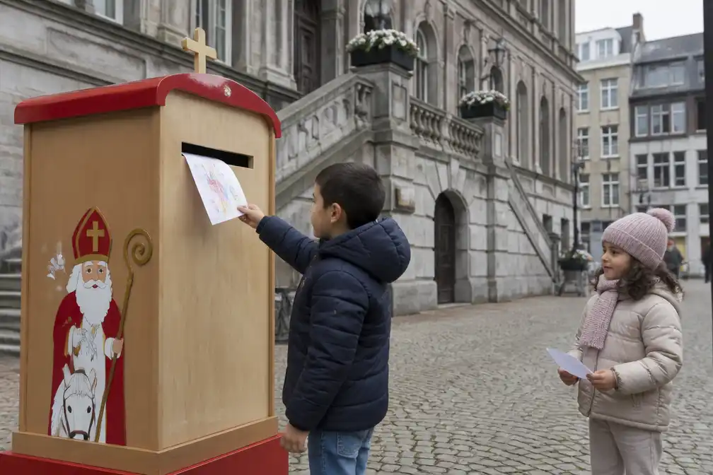 Vilvoorde plaatst Sint-brievenbus gemaakt door leerlingen TechnOV
