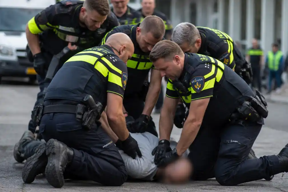 Zeven agenten vervolgd voor dood van arrestant na aanhouding in Rotterdam