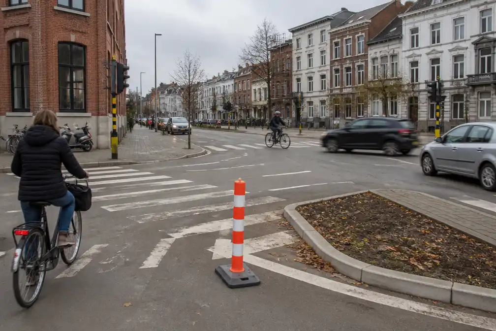 Gent haalt parkeerplaats weg aan berucht kruispunt voor betere zichtbaarheid fietsers