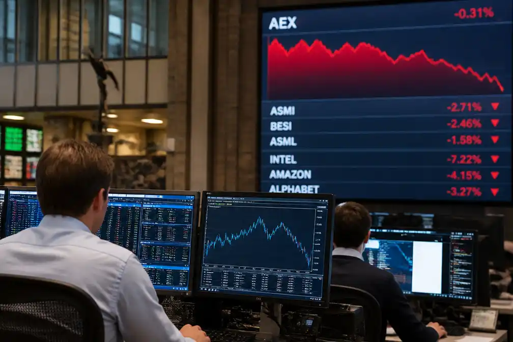 Chipbedrijven ASMI, Besi en ASML onder druk; AEX opent met klein verlies