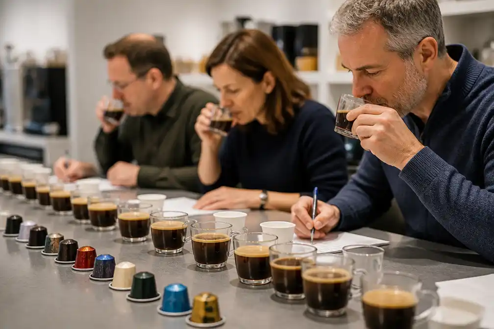 Koffiecups van supermarkt winnen blinde smaaktest lungo profondo