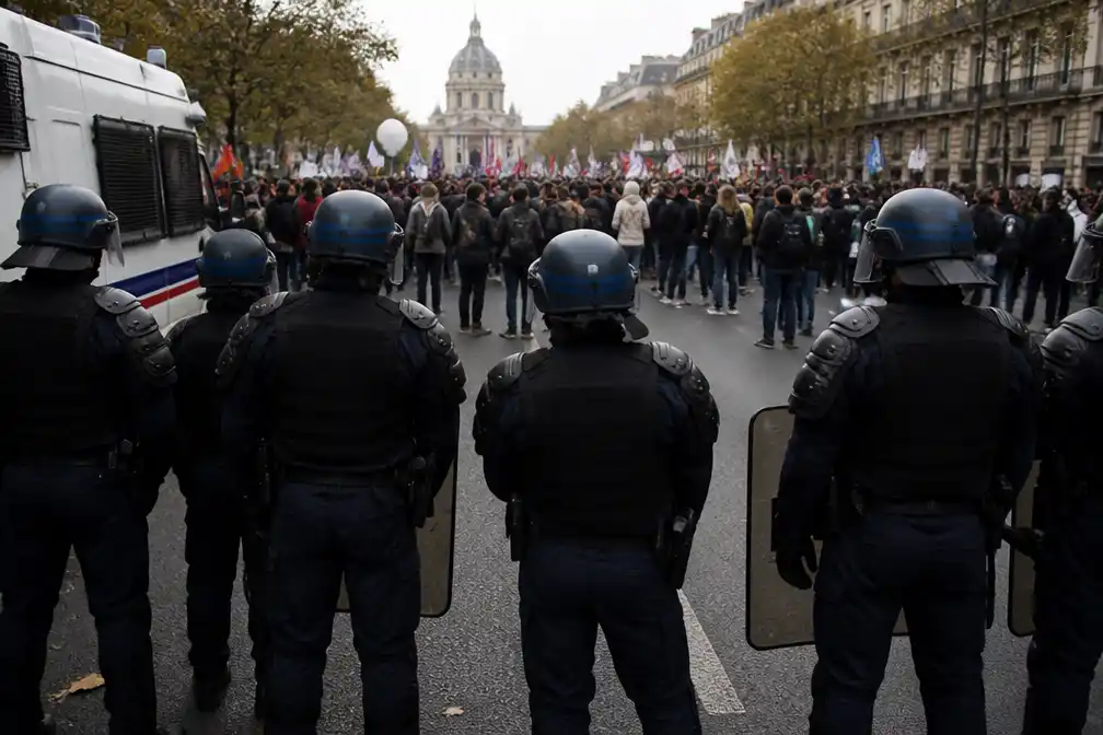 Parijs roept 70.000 agenten en gendarmes op vanwege protestgolf in Europa