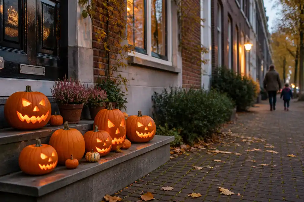 Halloween wint aan populariteit in Nederland: meer pompoenen op de stoep