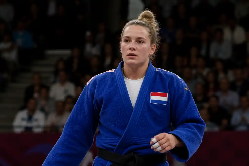 Judoka Yael van Heemst pakt brons op Grand Slam in Abu Dhabi