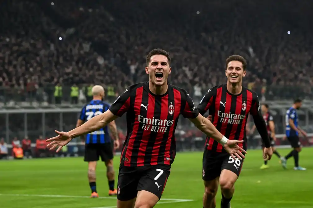 AC Milan verslaat stadsgenoot Inter met 3-1 in San Siro