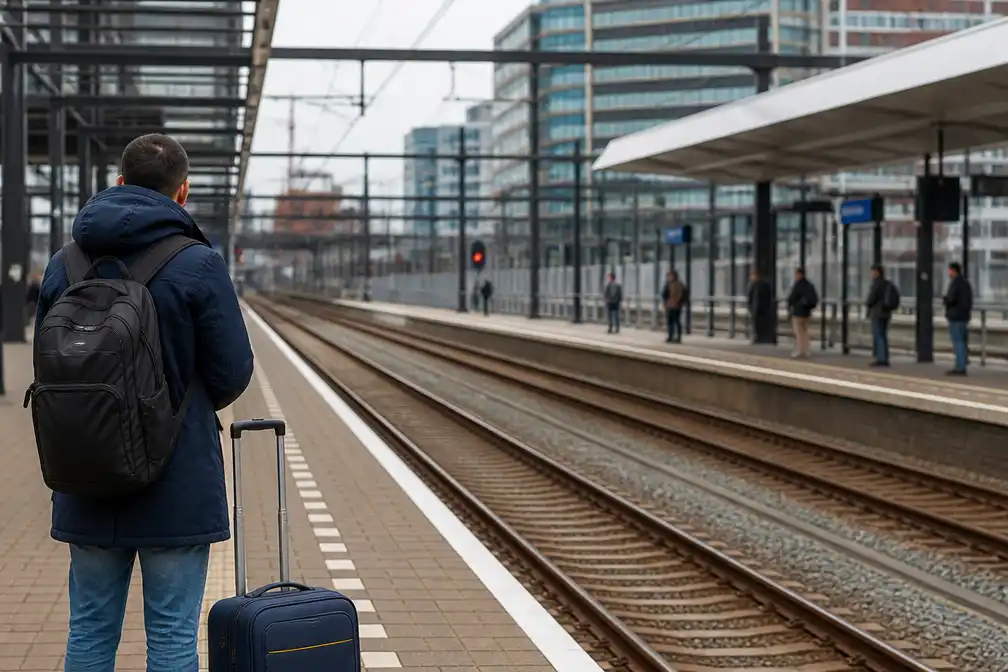 Treinverkeer tussen Rotterdam en zuiden tot zaterdag stil na brand in kabelgoot