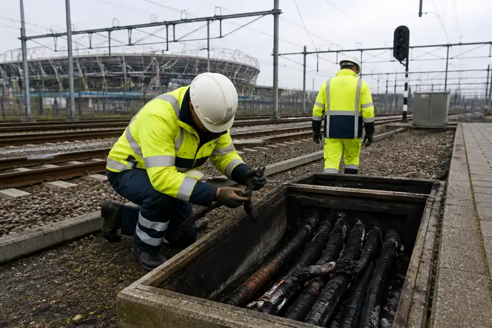 ProRail vindt oorzaak van kabelbrand die treinverkeer Rotterdam platlegt