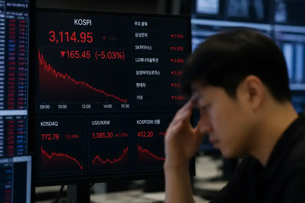 Zuid-Koreaanse beurs duikt 5 procent omlaag door zorgen over AI-investeringen