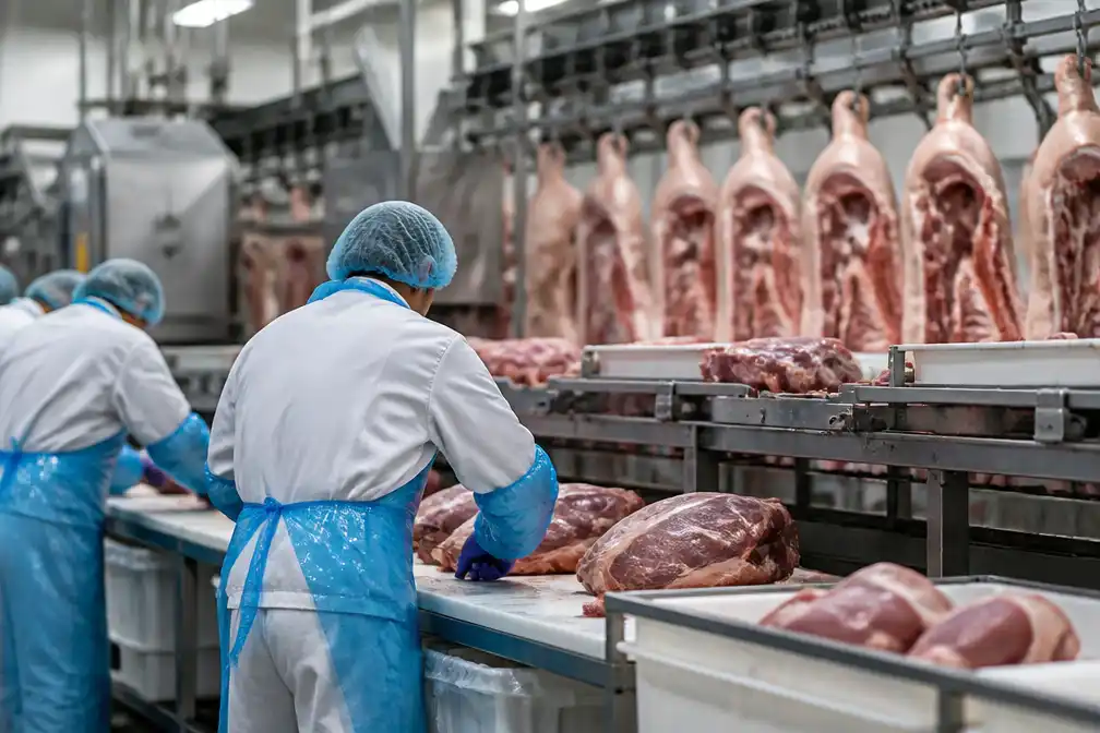 FNV verwelkomt verbod uitzendkrachten vleessector, maar vindt termijn te lang