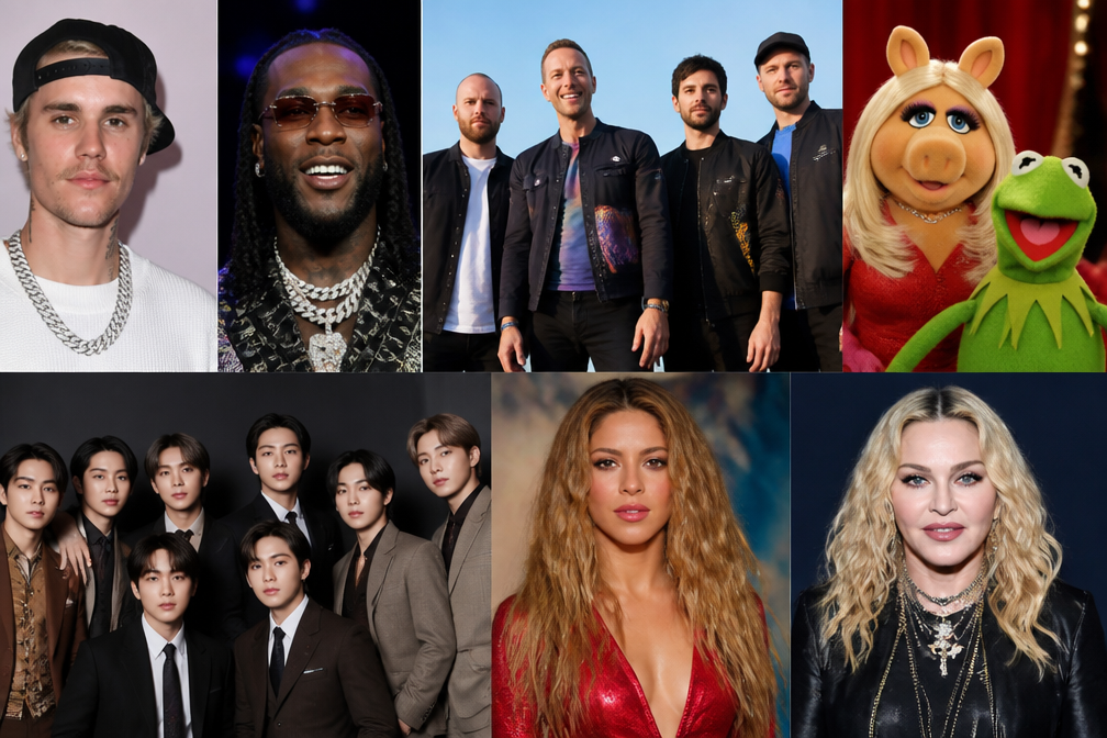 Justin Bieber, Coldplay, Burna Boy en The Muppets toegevoegd aan halftimeshow WK-finale
