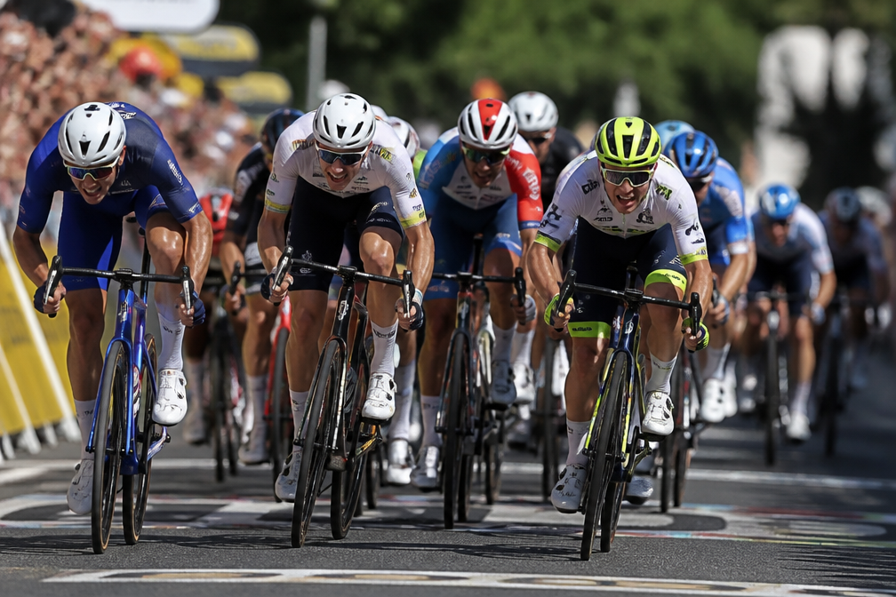 Nederlandse debutant Huub Artz (24) sprint naar topuitslag in Tour de France