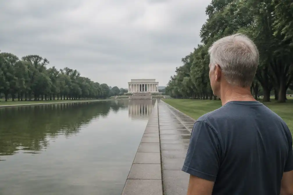 Oud-olympiër David Hearn pleit onschuldig aan beschadigen Reflecting Pool