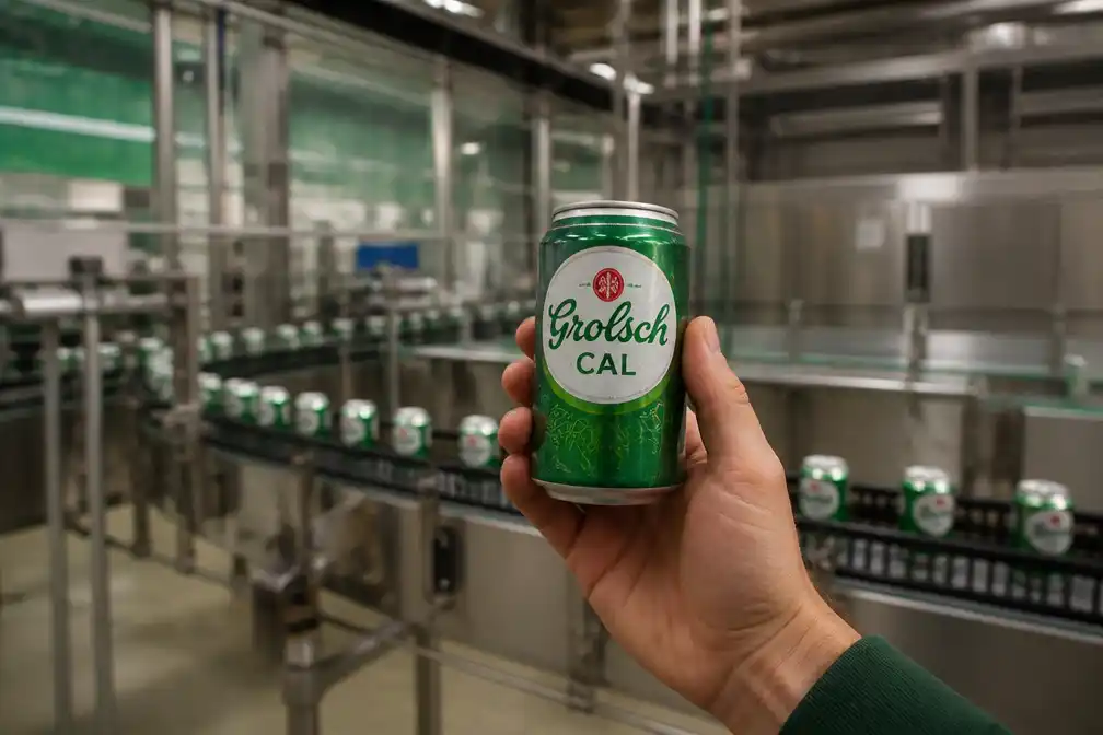 Grolsch introduceert caloriearm biertje 'Cal' in Enschede