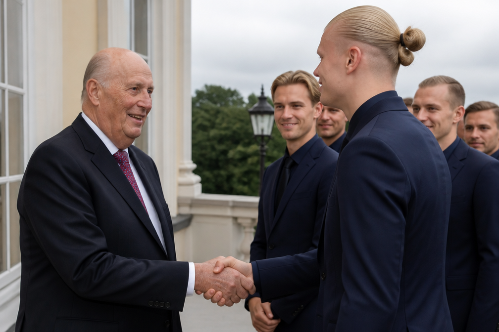 Koning Harald nodigt Noors voetbalelftal uit voor receptie op paleis
