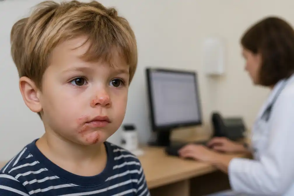 Meer kinderen met krentenbaard naar huisarts, meldt Nivel