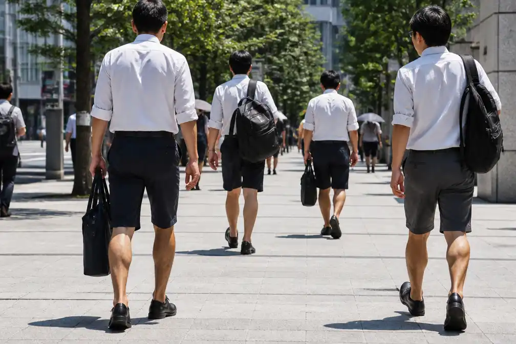 Japan registreert eerste 'gruwelijk hete dag' boven 40 graden, mannen mogen in korte broek