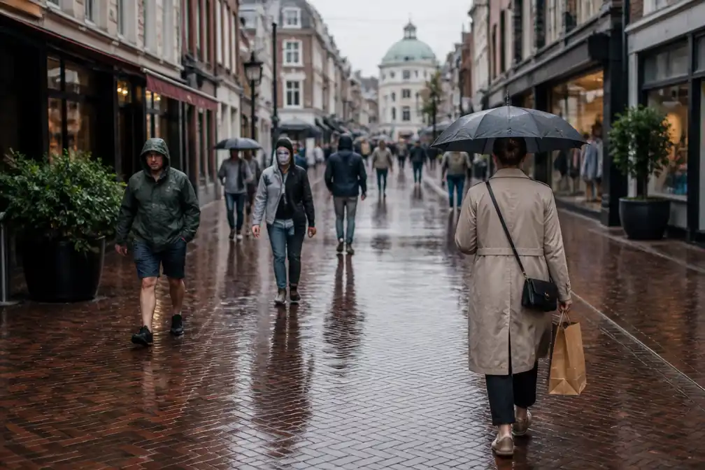 Winkelstraten in eerste helft 2026 rustiger door hittegolf en meer regen, blijkt uit onderzoek