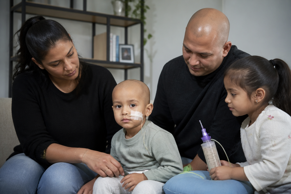 Jongen (3) vecht tegen agressieve kanker; gezin vindt kracht in sport