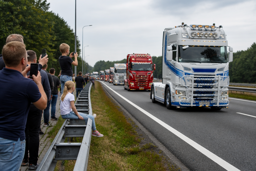 Truckstar Festival trekt massaal publiek; fans nemen risico's langs snelweg