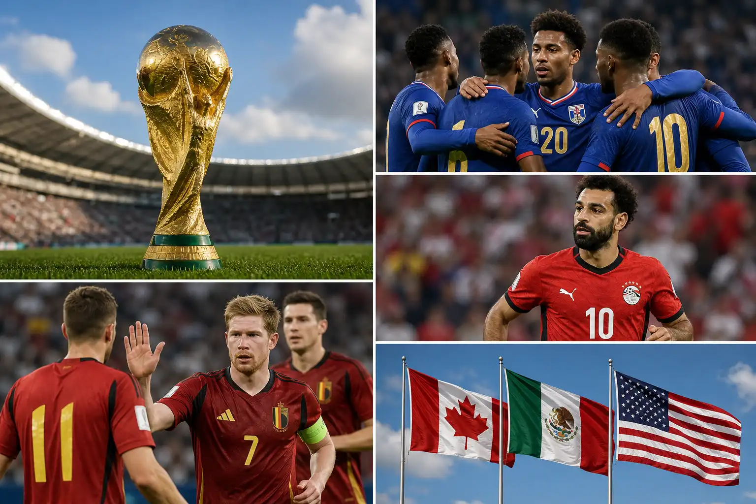 WK Dag 5: Debuut Kaapverdië, België treft Mo Salah