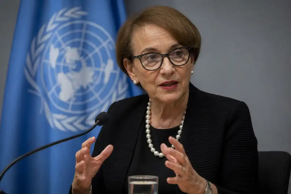Oud-vicepresident Costa Rica Rebeca Grynspan vooruit in eerste stemronde VN-chef