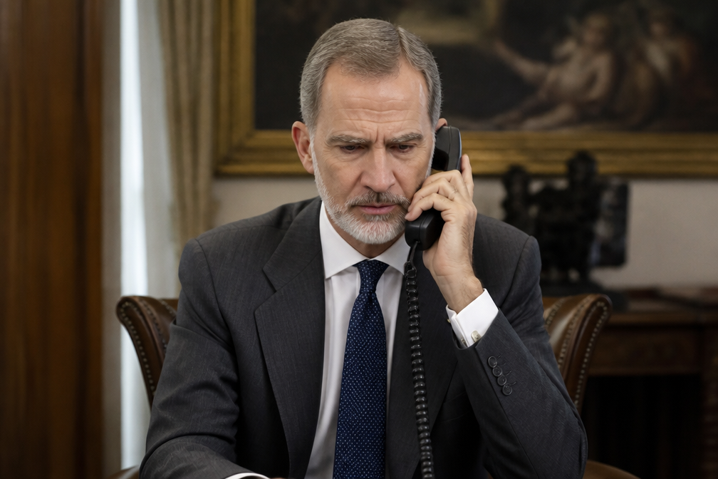 Koning Felipe belt Sánchez en burgemeester Ceuta over migratietoestroom
